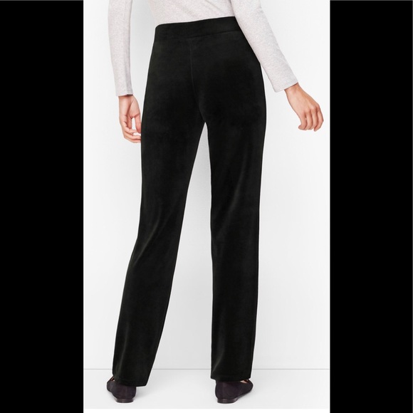 TALBOTS HERITAGE Velvet Pants Dark Navy Blue 12 WP - Picture 3 of 14